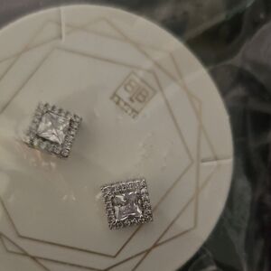 Elegant Silver Stud Earrings